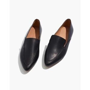 Madewell The Frances Skimmer in Black Leather